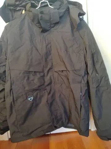 새상품 남녀 공용 스노우 웨어 자켓 스키 자켓 안쪽 플리스 블랙