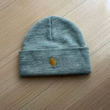 Carhartt 그레이 접이식 니트 비니