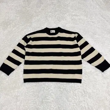 BLUE BUCKET 블루버킷 니트 스웨터 보더 무늬