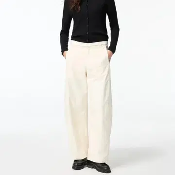 유니클로 저지 배럴 레그 팬츠 남녀 공용 XL