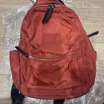 발수 경량 12 포켓 백팩 오렌지