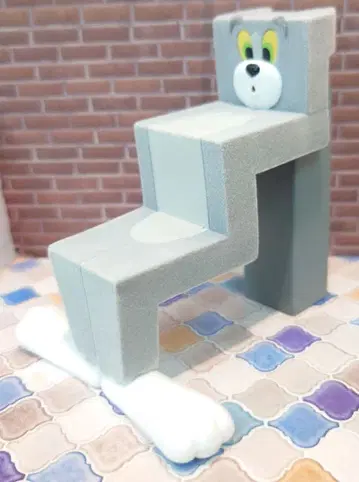 톰과 제리 톰 계단 피규어 단단 레어