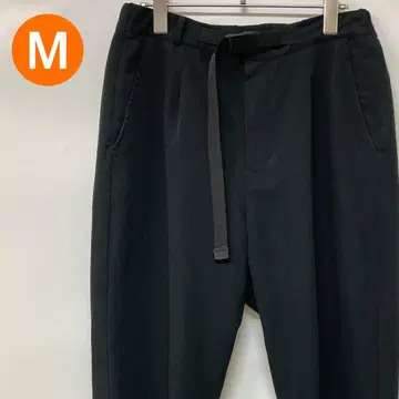 팬츠 캐주얼 팬츠 벨트 포함 팬츠 블랙 남성용 M [ CB534 ]
