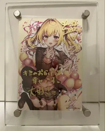 호시카와 사라 생일 굿즈 2022 아크릴 사진 프레임