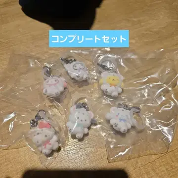 산리오 캐릭터즈 메지루시 액세서리 포근포근 스노우 컴플리트