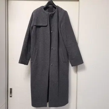 KBF 그레이 롱 코트