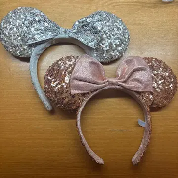 미니 마우스 스팽글 귀 머리띠