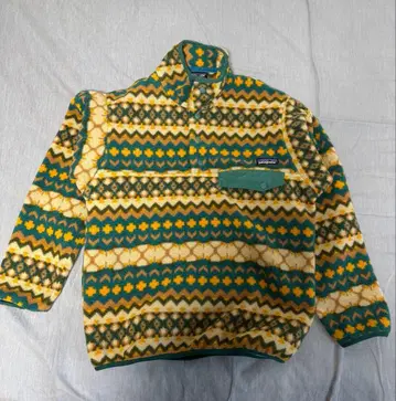 파타고니아 스냅T 올 패턴 구제 의류