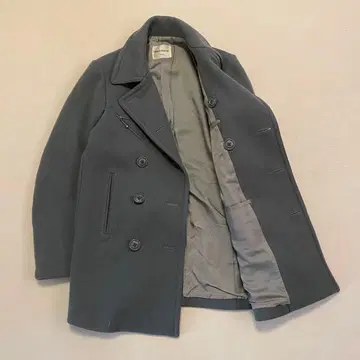 MARKAWARE 더블 브레스트 피 코트