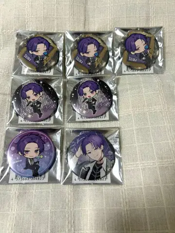 시마사카 캔뱃지 시마 7개 세트