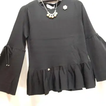 블랙 니트 스웨터 사이즈 44