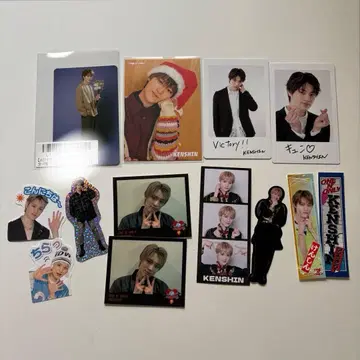 원엔 우에무라 켄신 KENSHIN 트레이딩 카드 스티커