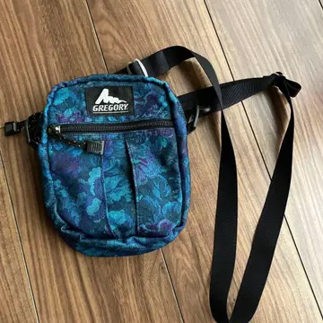 구 로고 GREGORY 퀵 포켓 M 태피스트리 패턴 MADE IN USA