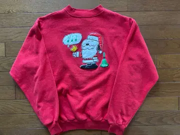 스누피 자수 트레이닝복 빨간색 미국제 USA제