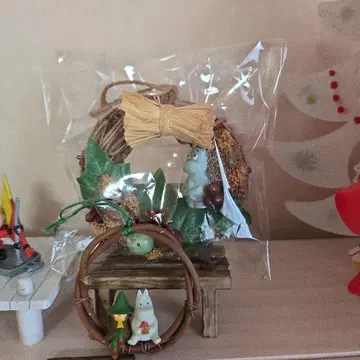 무민 작은 리스 세트