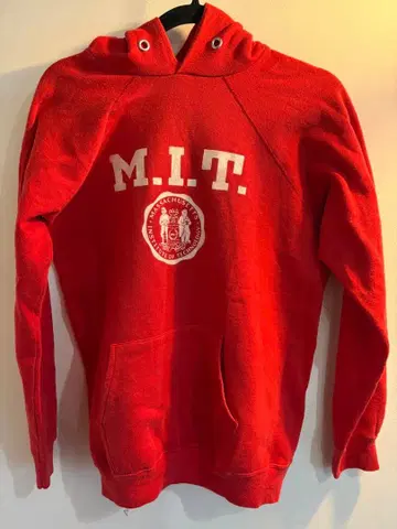 Champion M.I.T. 후드티 L 사이즈 빨간색 80s 트리코 태그