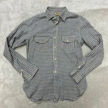 새상품급 올드조 체크 무늬 코튼 긴팔 셔츠
