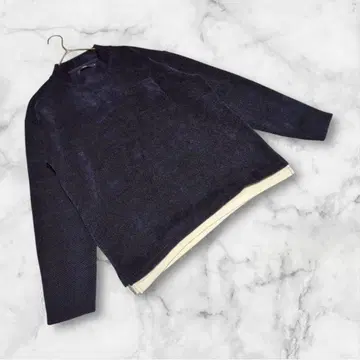 [ 차오패닉 ] ( M ) 와플 니트 크루넥 캐주얼 상의