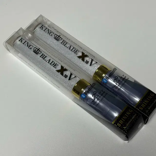 킹블레이드 X10 V 샤이닝 응원봉 개봉 2개 일괄