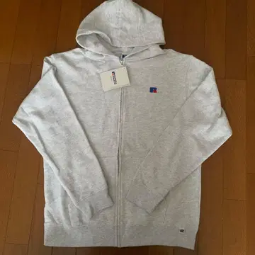 RUSSELL ATHLETIC 그레이 집업 후드티