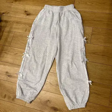 donoban 사이드 리본 스웨트 팬츠