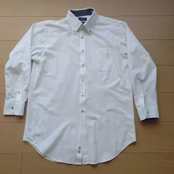 화이트 계열 긴팔 와이셔츠 LL 43-82 6매 세트