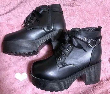 지뢰계 고스로리 통굽 신발