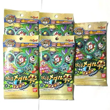 요괴워치 미개봉 Z메달 x 5팩