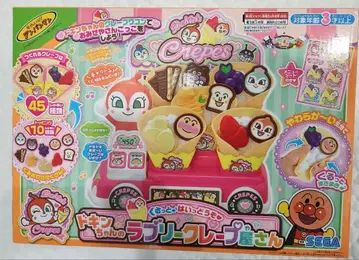 [새상품] 호빵맨 짤랑이의 러블리 크레이프 가게