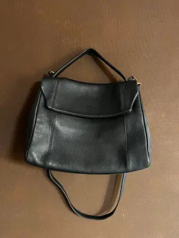 kitamura 가죽 토트백 블랙