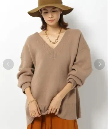 택 포함 새상품 바빌론 BABYLONE 울 캐시미어 스무스 니트