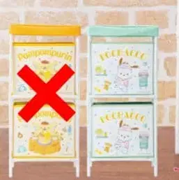 산리오 포차코 2단 수납 박스