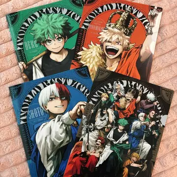 나의 히어로 아카데미아 최강 점프 클리어 파일 전 4종 세트