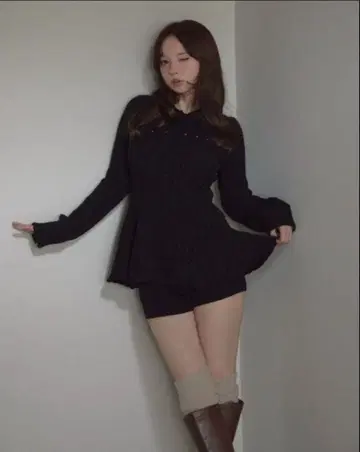 andmary Dada 케이블 세트 업 블랙