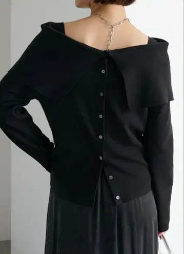 오메카시 2WAY 오프숄더 니트