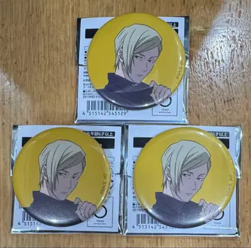 주술회전 애니메이션전 시부야 사건 캔뱃지 나나미 켄토 3개