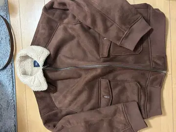 MNL 브라운 플리스 자켓