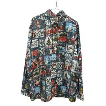 Reyn Spooner 레인 스푸너 크리스마스 한정판 긴팔 셔츠 L