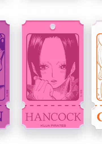 원피스 베이스샵 티켓 키링 핸콕