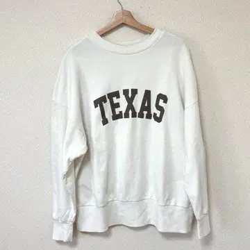 새상품급 시로데라본테 맨투맨 트레이닝복 화이트 M