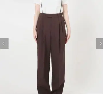 IENA 서스펜더 더블 크로스 팬츠 사이즈 36