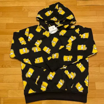 [택 포함] 더 심슨즈 맨투맨 후드티 남성용 L 사이즈