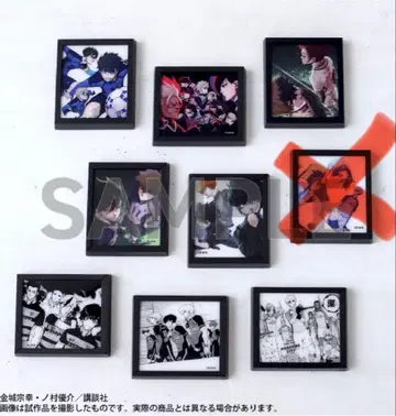 블루 록 전시회 액자 마그넷 컬렉션