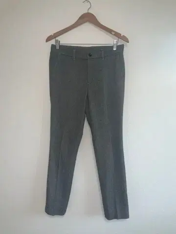 LOUNGELIZARD 그레이 테이퍼드 슬랙스