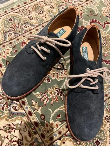 gt 호킨스 다크 블루 스웨이드 레이스업 슈즈