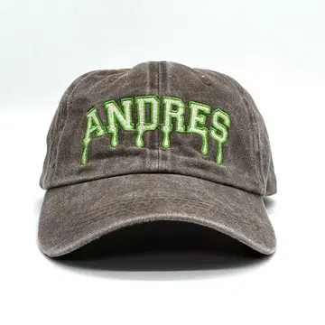 새상품 오리지널 자수 베이스볼 캡 ANDRES 스트릿 로고