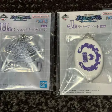 제일복권 원피스 H상 실루엣 키체인 니카 J상 러버 모듬