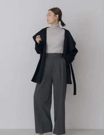 새상품급 regleam 후디 숏코트 네이비