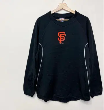 Majestic 샌프란시스코 자이언츠 상의/속기모/블랙/남성용