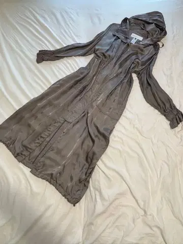 미사용급 컨디션 최상 더블 스탠다드 맥시 길이 마운틴 후드티